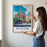 Moscow Poster - Russia Wall Art