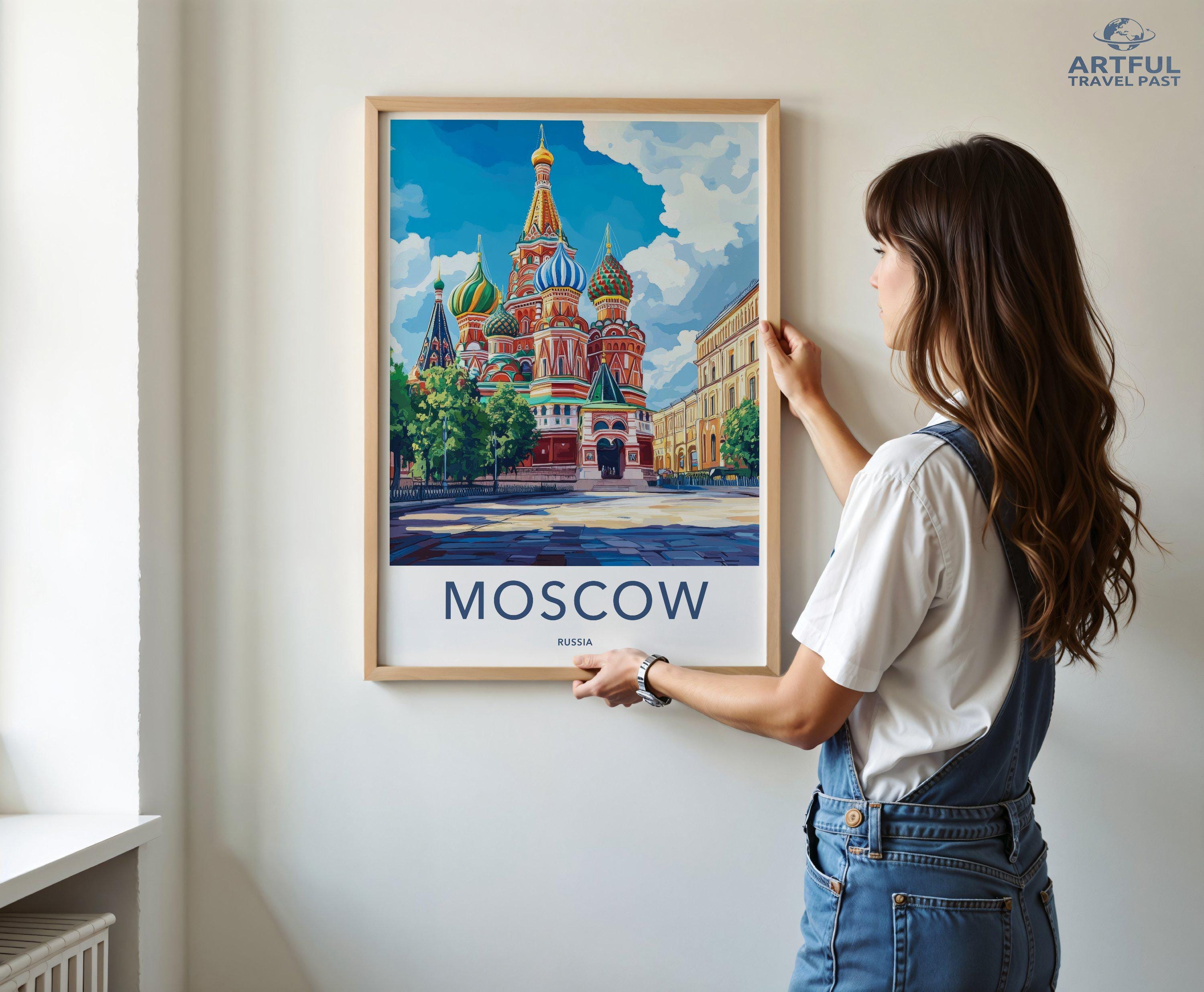 Moscow Poster - Russia Wall Art