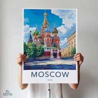 Moscow Poster - Russia Wall Art