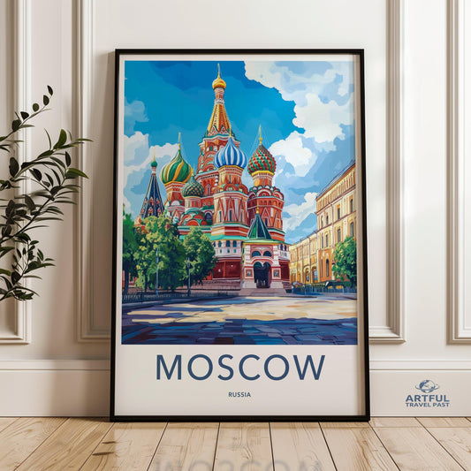 Moscow Poster - Russia Wall Art