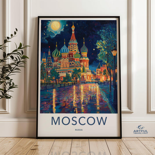 Moscow Poster - Russia Wall Art