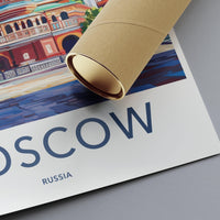 Moscow Poster - Russia Wall Art