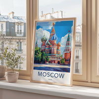 Moscow Poster - Russia Wall Art