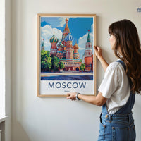 Moscow Poster - Russia Wall Art