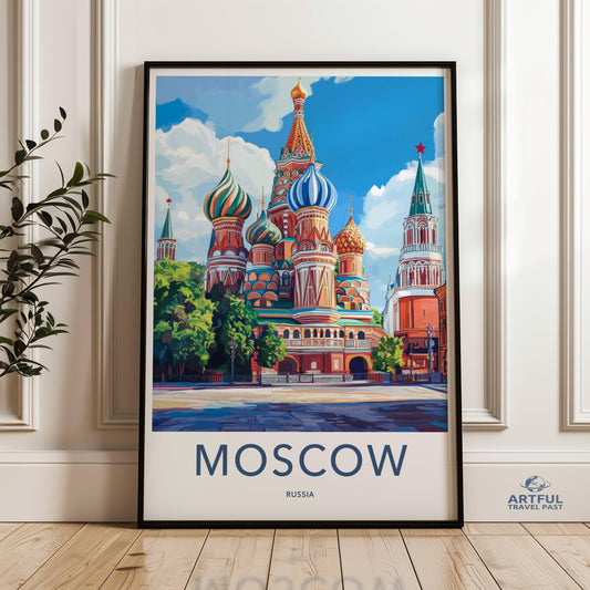 Moscow Poster - Russia Wall Art