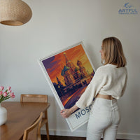Moscow Poster | Russia Wall Art | Eastern Europe