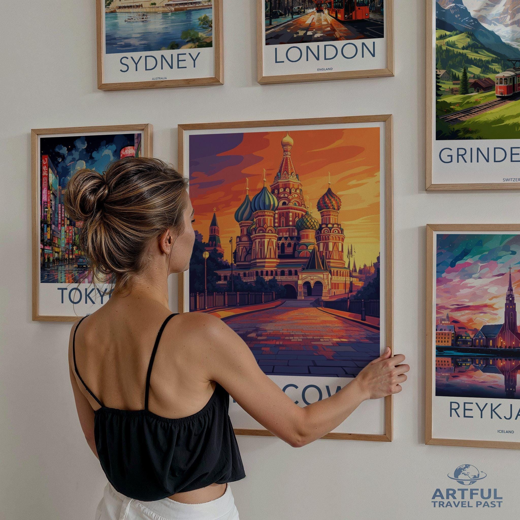 Moscow Poster | Russia Wall Art | Eastern Europe