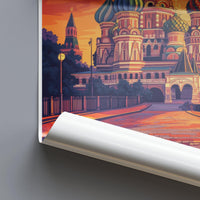 Moscow Poster | Russia Wall Art | Eastern Europe