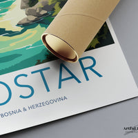 Mostar Poster - Bosnia and Herzegovina
