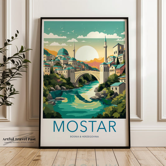 Mostar Poster - Bosnia and Herzegovina