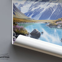 Mount Cook Poster - New Zealand Wall Art