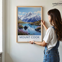 Mount Cook Poster - New Zealand Wall Art