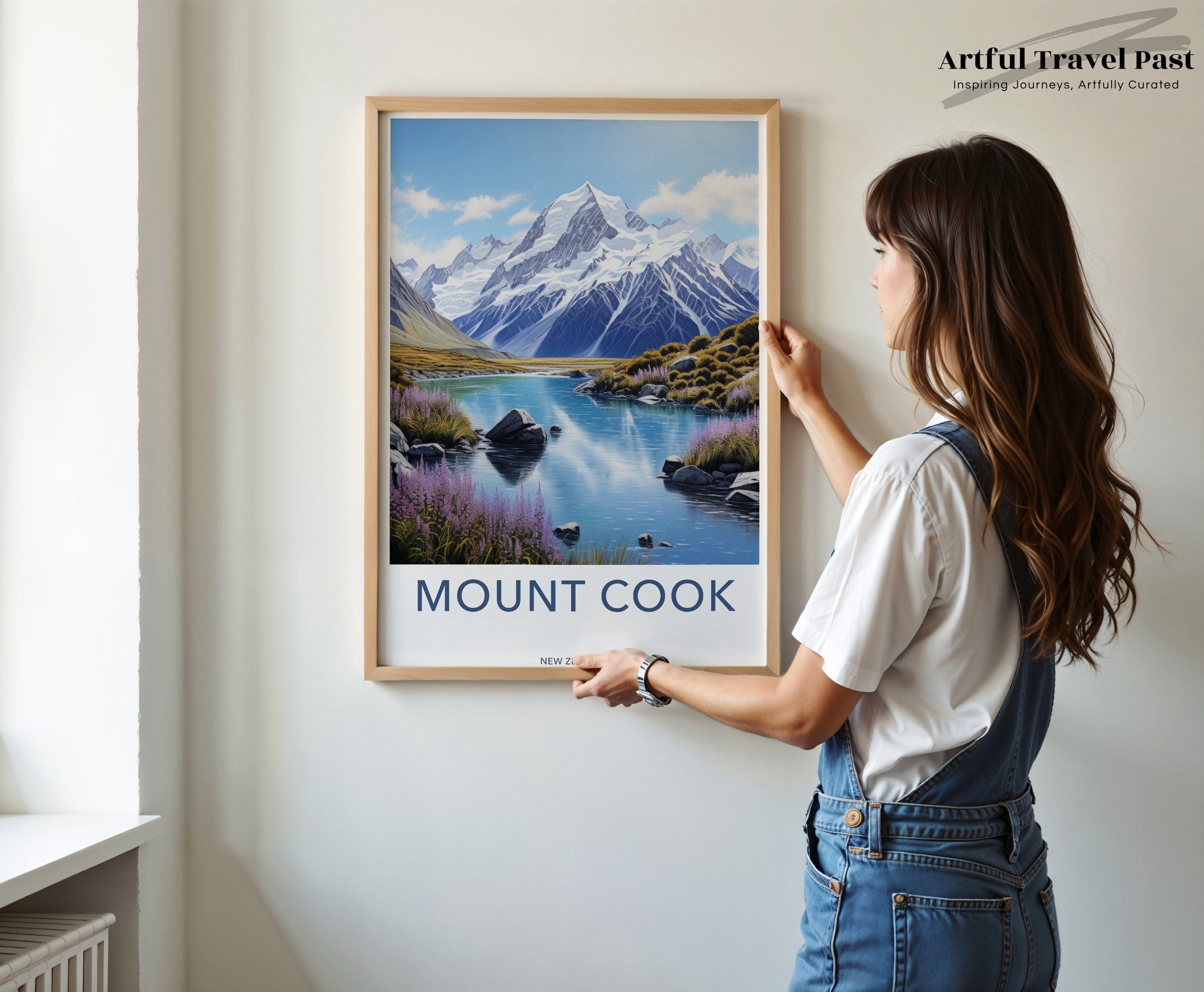 Mount Cook Poster - New Zealand Wall Art