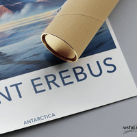 Mount Erebus Poster | Antarctica | Artic Wall Art