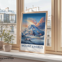 Mount Erebus Poster | Antarctica | Artic Wall Art