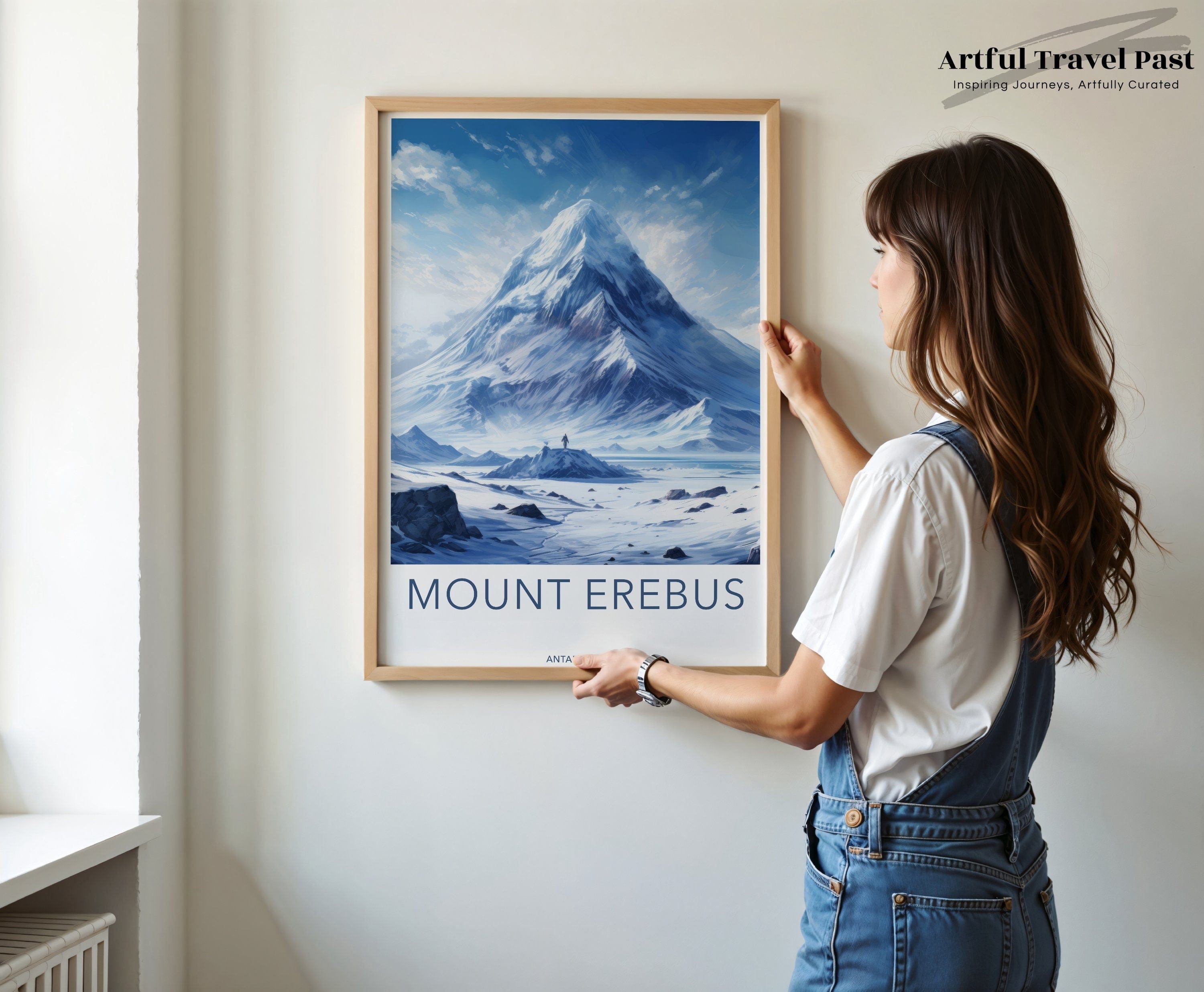 Mount Erebus Poster | Antarctica | Artic Wall Art