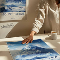 Mount Erebus Poster | Antarctica | Artic Wall Art