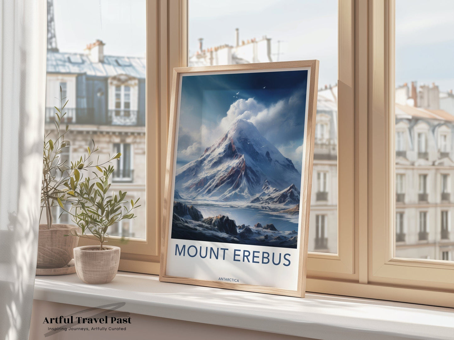 Mount Erebus Poster | Antarctica | Artic Wall Art