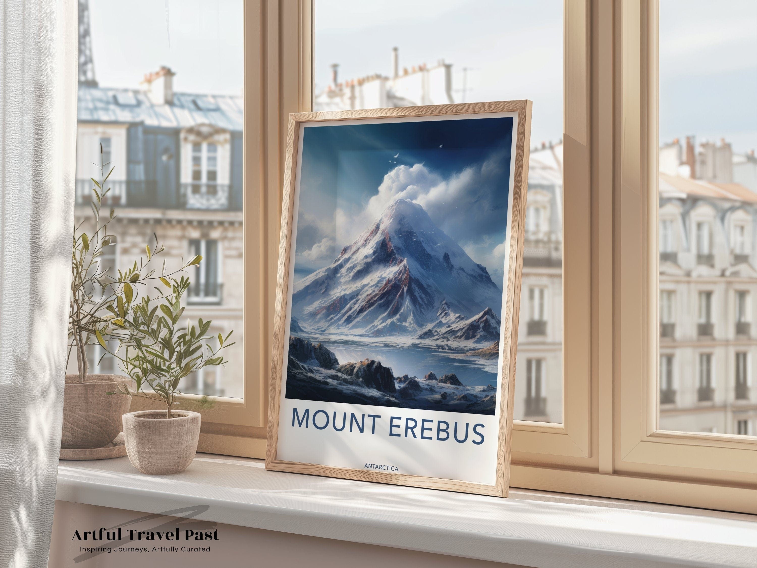 Mount Erebus Poster | Antarctica | Artic Wall Art
