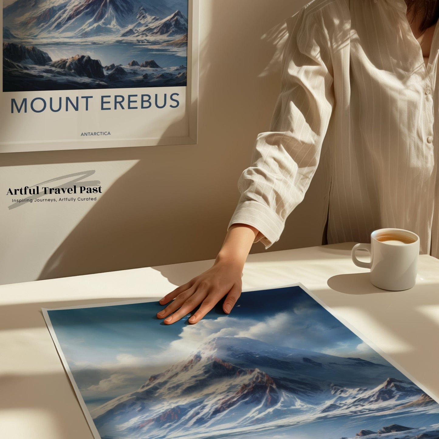 Mount Erebus Poster | Antarctica | Artic Wall Art