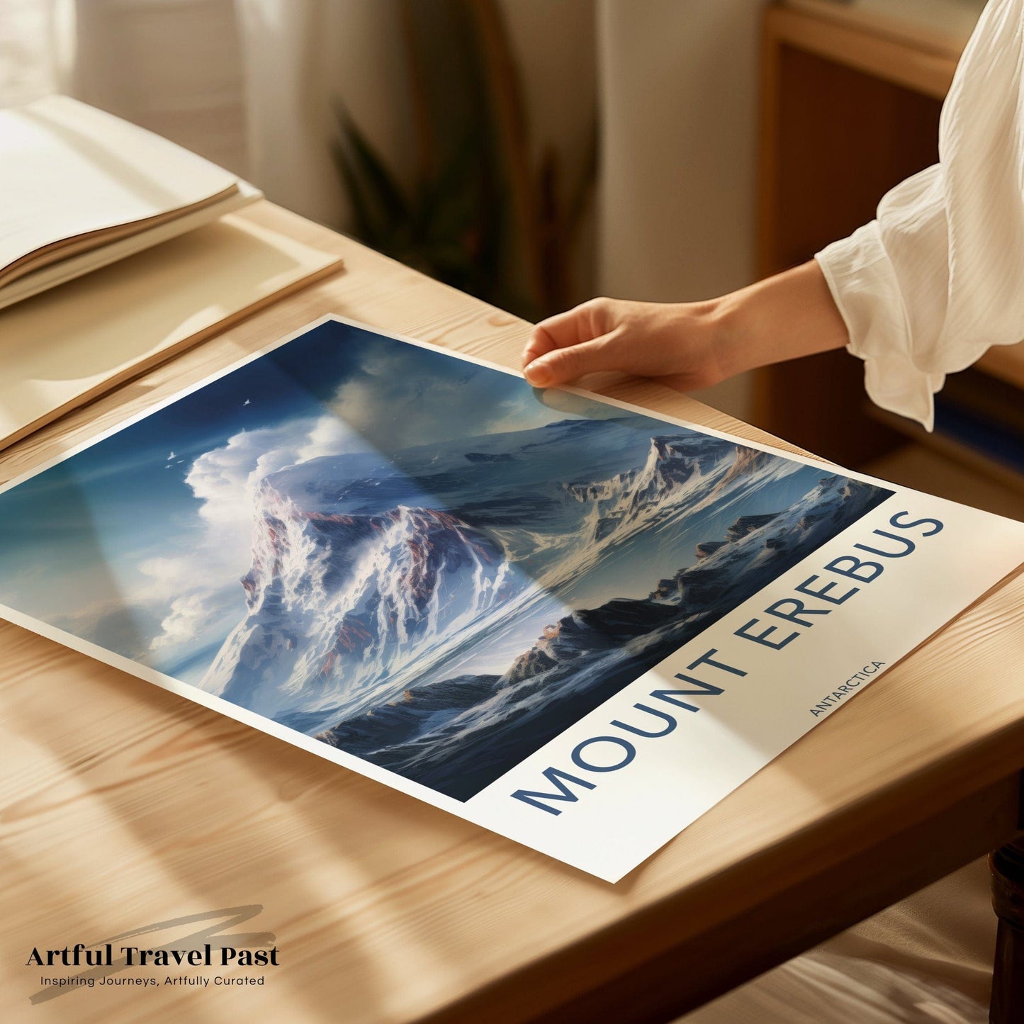 Mount Erebus Poster | Antarctica | Artic Wall Art
