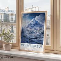 Mount Erebus Poster - Antarctica Wall Art
