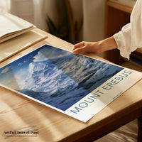 Mount Erebus Poster - Antarctica Wall Art