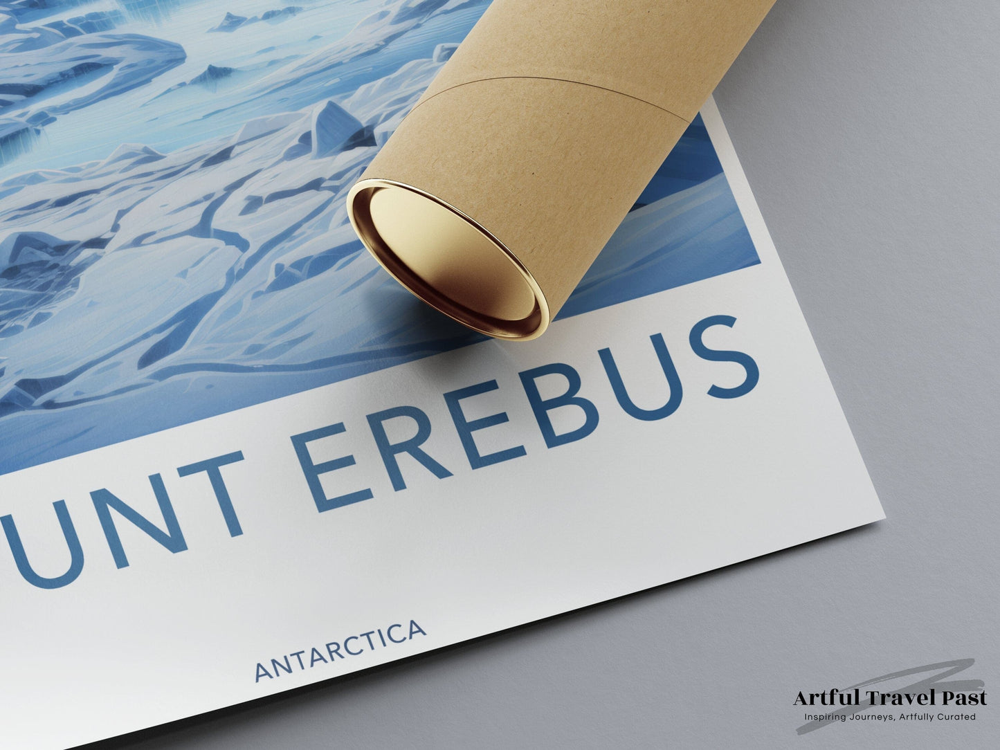 Mount Erebus Poster | Artic Volcano | Antarctica Wall Art