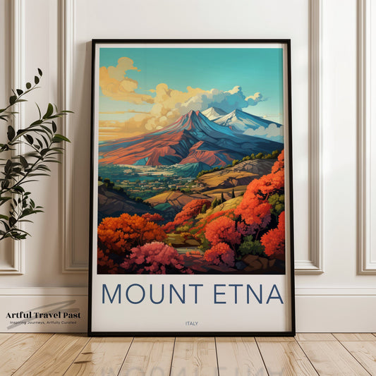 Mount Etna Poster - Italy Wall Art
