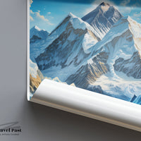 Mount Everest Poster - Nepal Wall Art