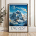 Mount Everest Poster - Nepal Wall Art