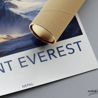 Mount Everest Poster - Nepal Wall Art