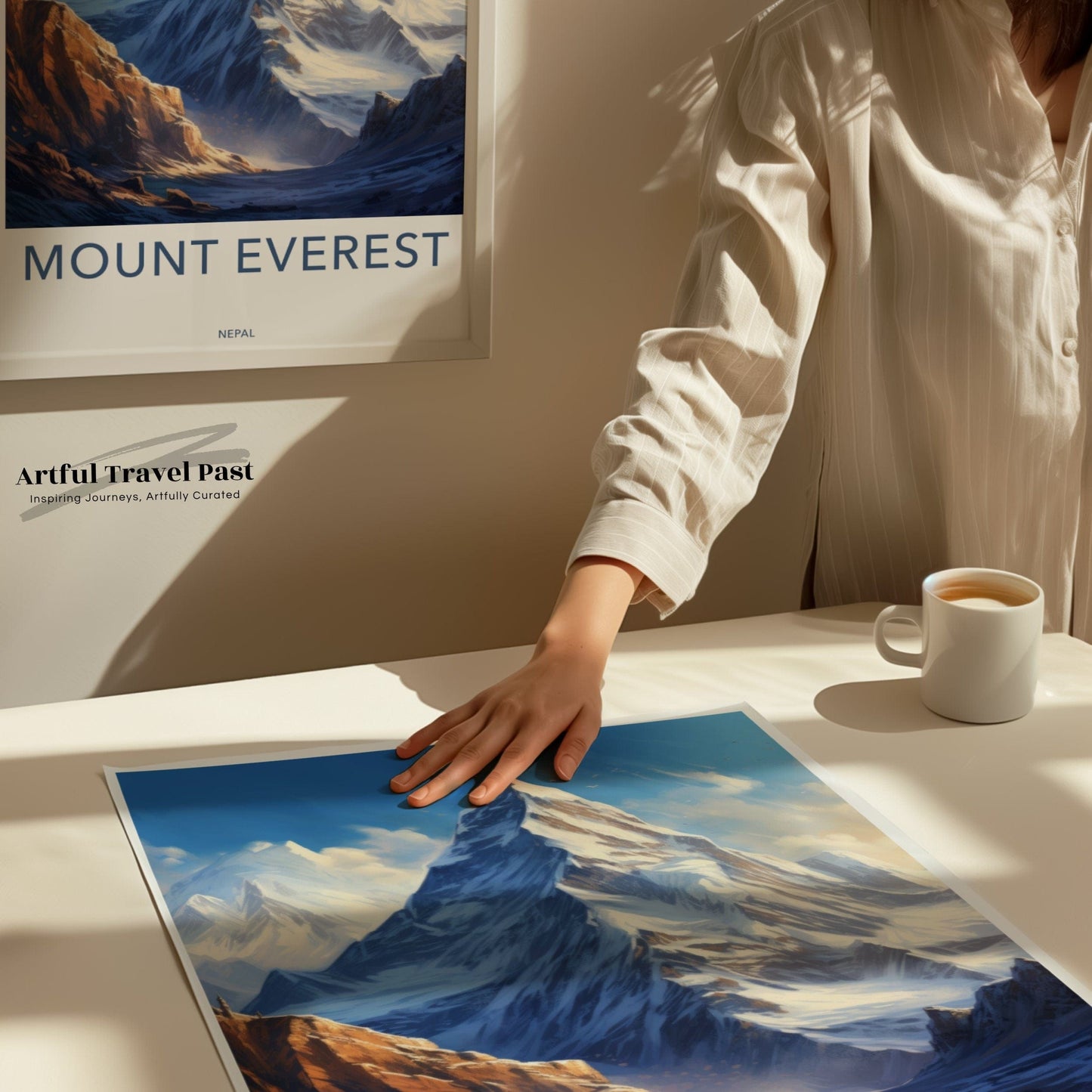 Mount Everest Poster - Nepal Wall Art