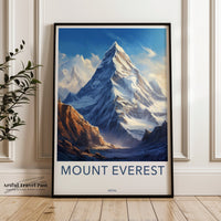 Mount Everest Poster - Nepal Wall Art