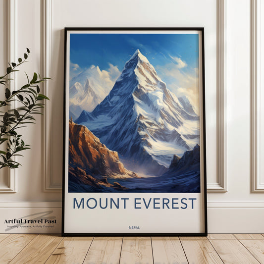 Mount Everest Poster - Nepal Wall Art