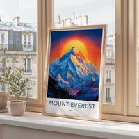 Mount Everest Poster - Tibet Wall Art