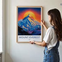 Mount Everest Poster - Tibet Wall Art