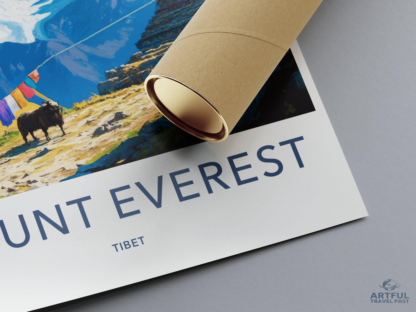 Mount Everest Poster - Tibet Wall Art