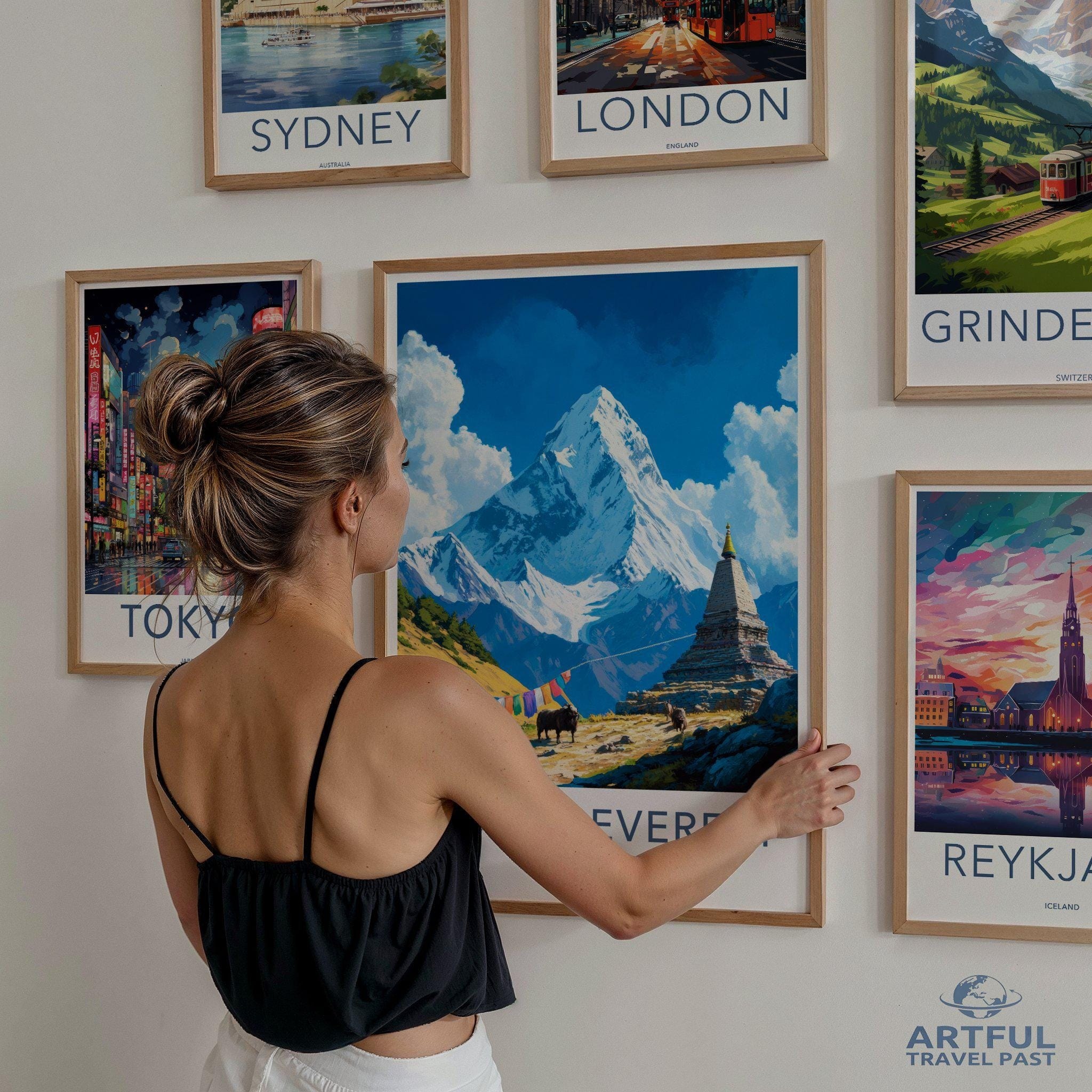 Mount Everest Poster - Tibet Wall Art