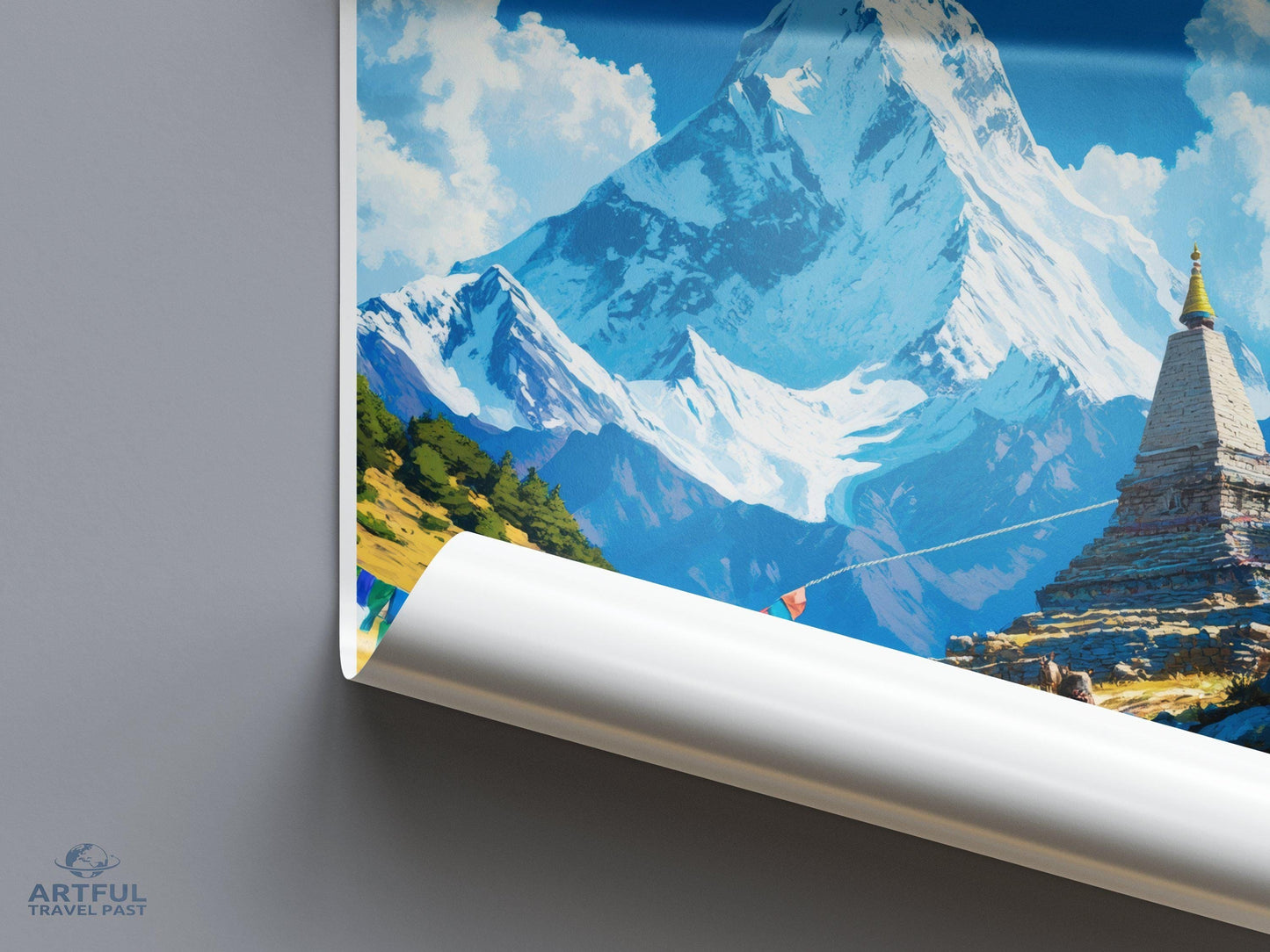 Mount Everest Poster - Tibet Wall Art