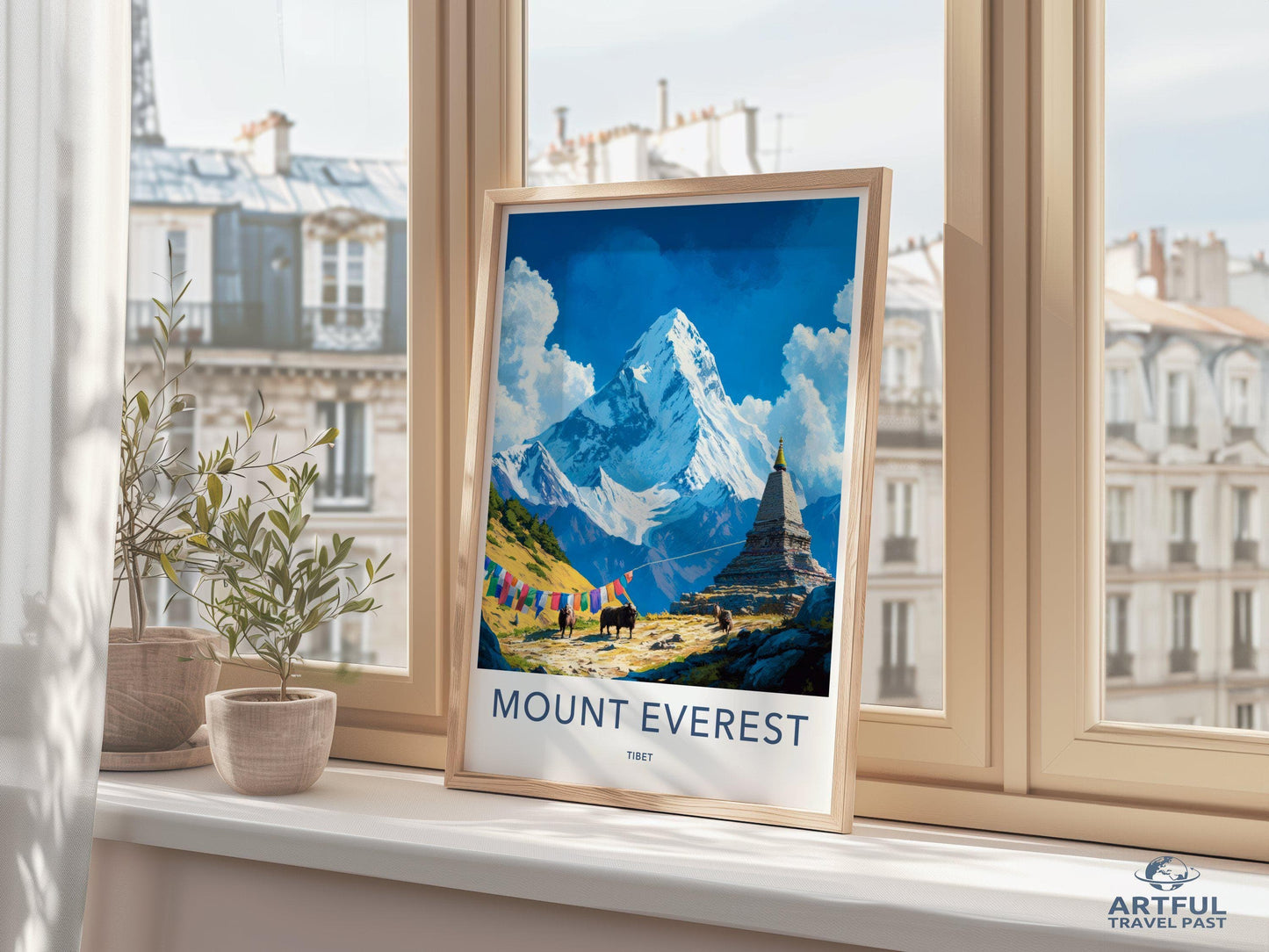 Mount Everest Poster - Tibet Wall Art