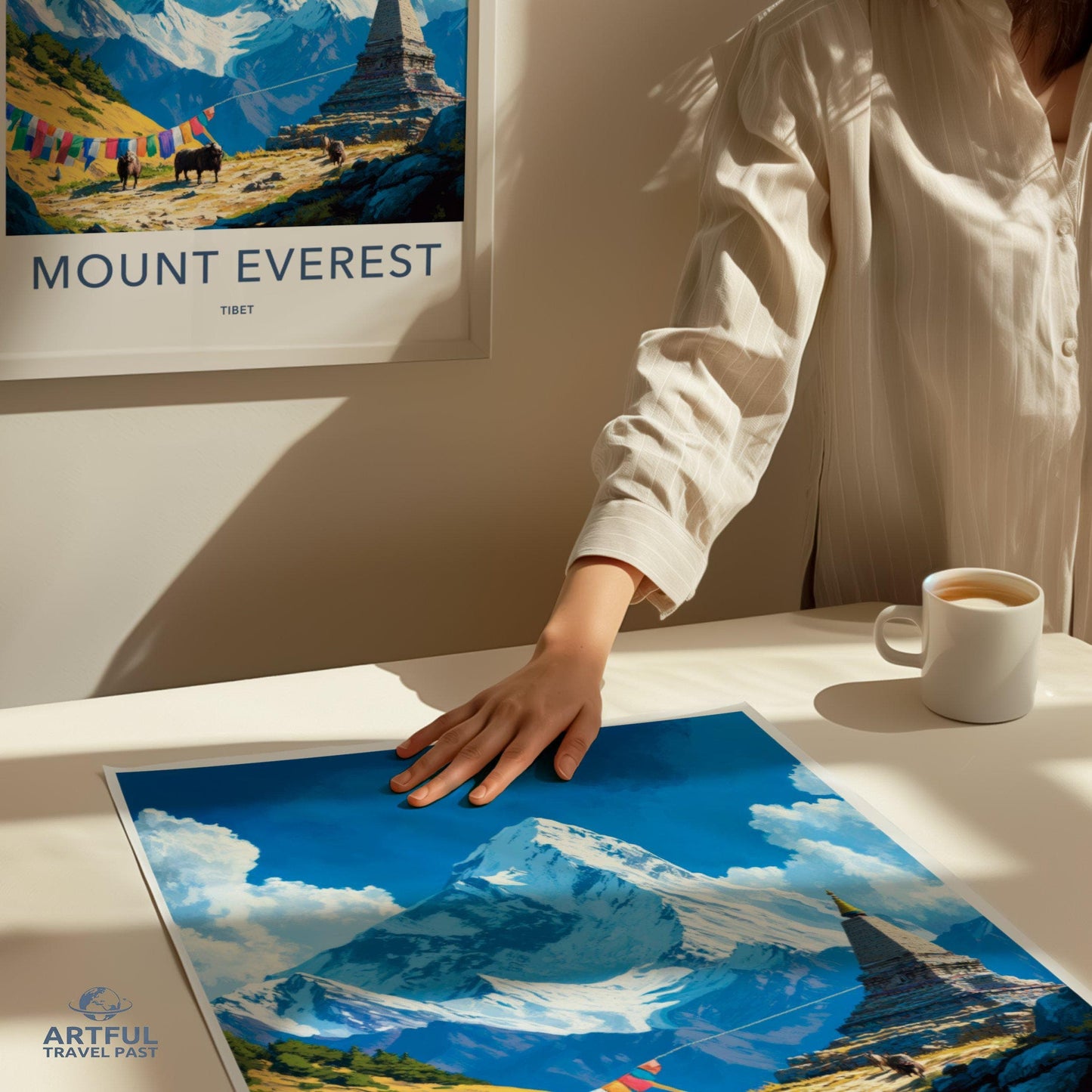 Mount Everest Poster - Tibet Wall Art