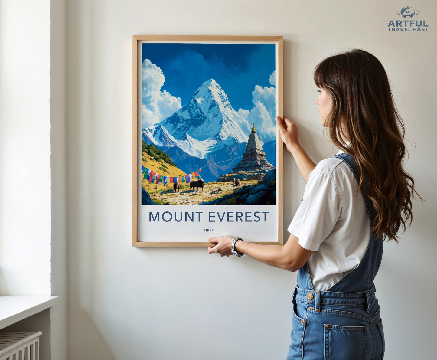 Mount Everest Poster - Tibet Wall Art