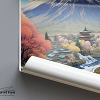 Mount Fuji Poster | Japan Wall Art | Asia Decor