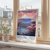 Mount Fuji Poster | Japan Wall Art | Asia Decor