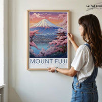 Mount Fuji Poster | Japan Wall Art | Asia Decor