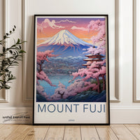 Mount Fuji Poster | Japan Wall Art | Asia Decor