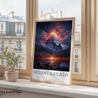 Mount Kailash Poster - Tibet Wall Art