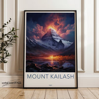 Mount Kailash Poster - Tibet Wall Art