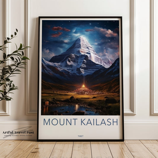Mount Kailash Poster - Tibet Wall Art